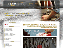 Tablet Screenshot of leonica.com